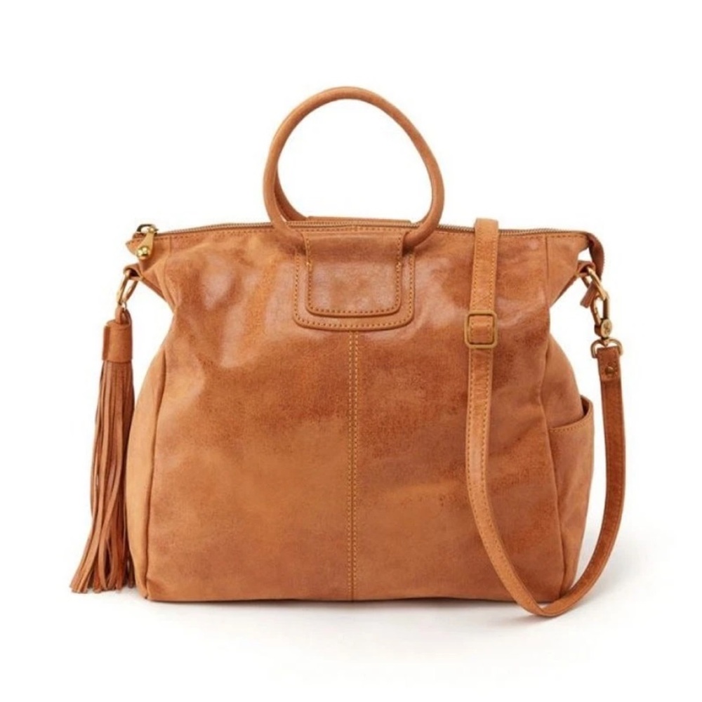 HOBO Sheila Large Whiskey Tan Leather Tote